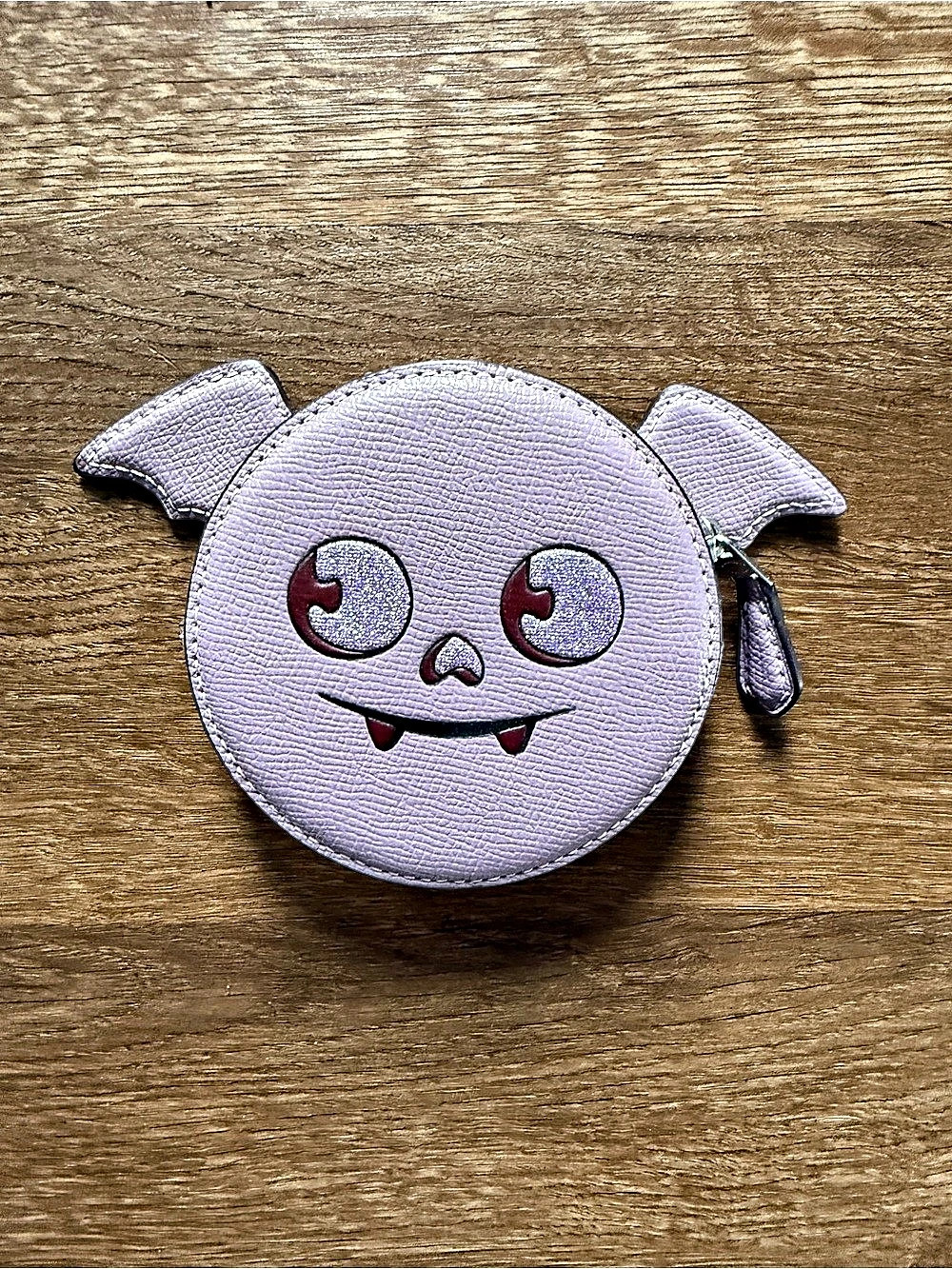Coach Coin Case Halloween Bat Purple Mini Bag